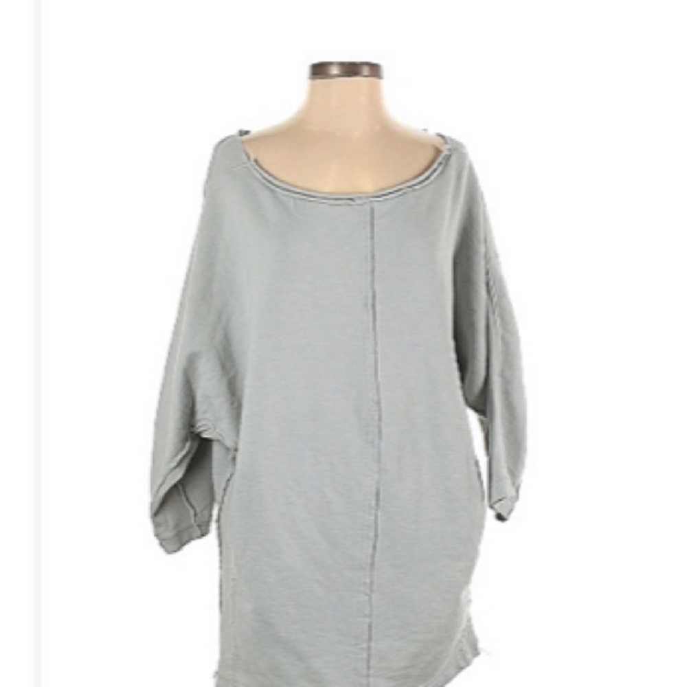 Free People scoop neck sweatshirt/tunic/top